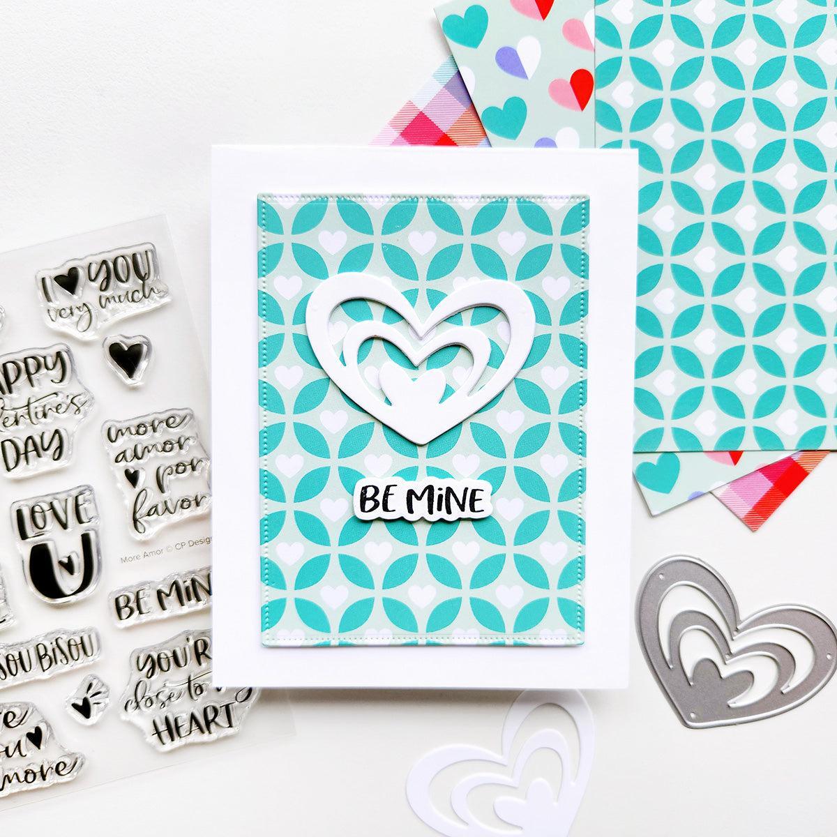 Catherine Pooler Designs - Dies - More Amor Sentiments-ScrapbookPal