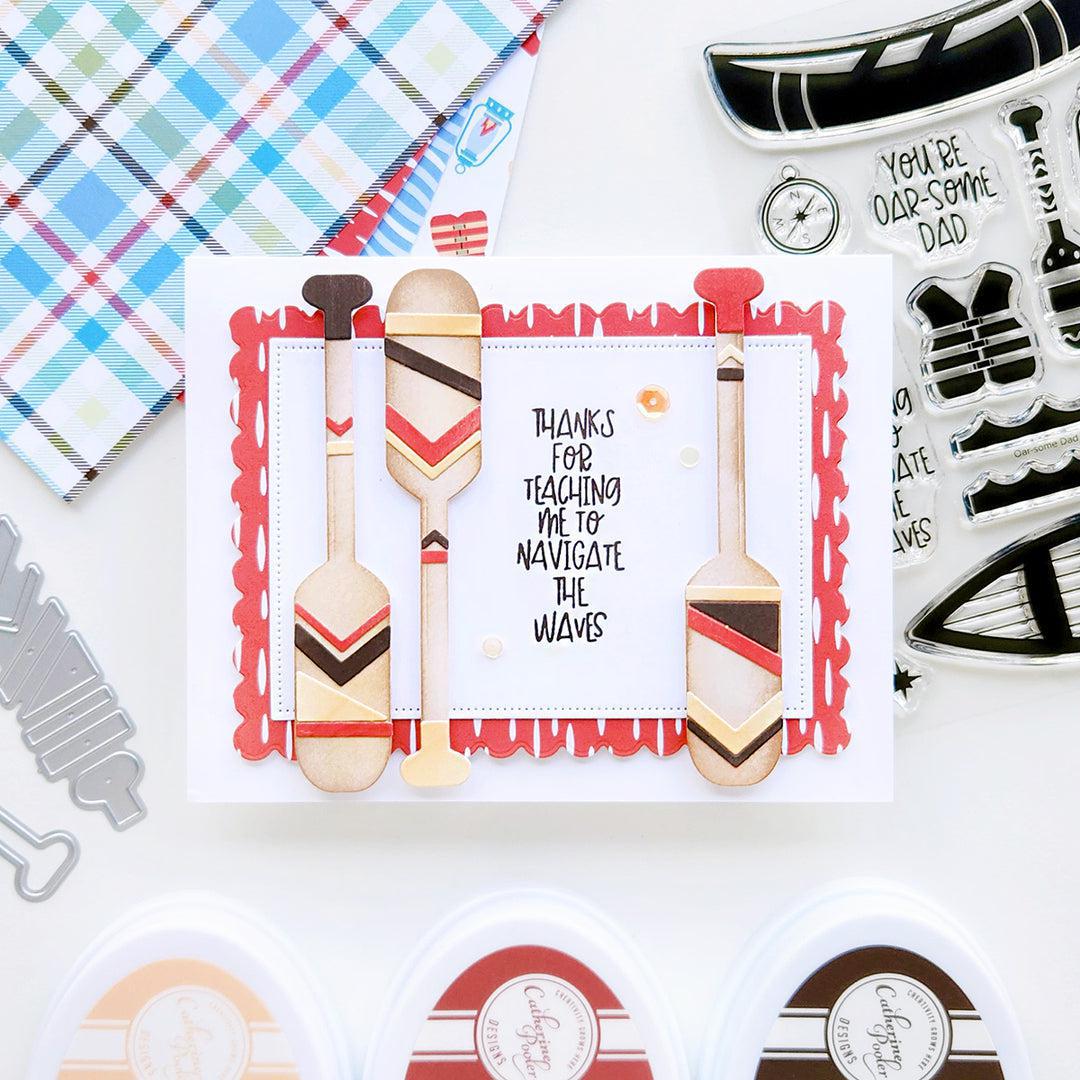 Catherine Pooler Designs - Dies - Patterned Paddle-ScrapbookPal