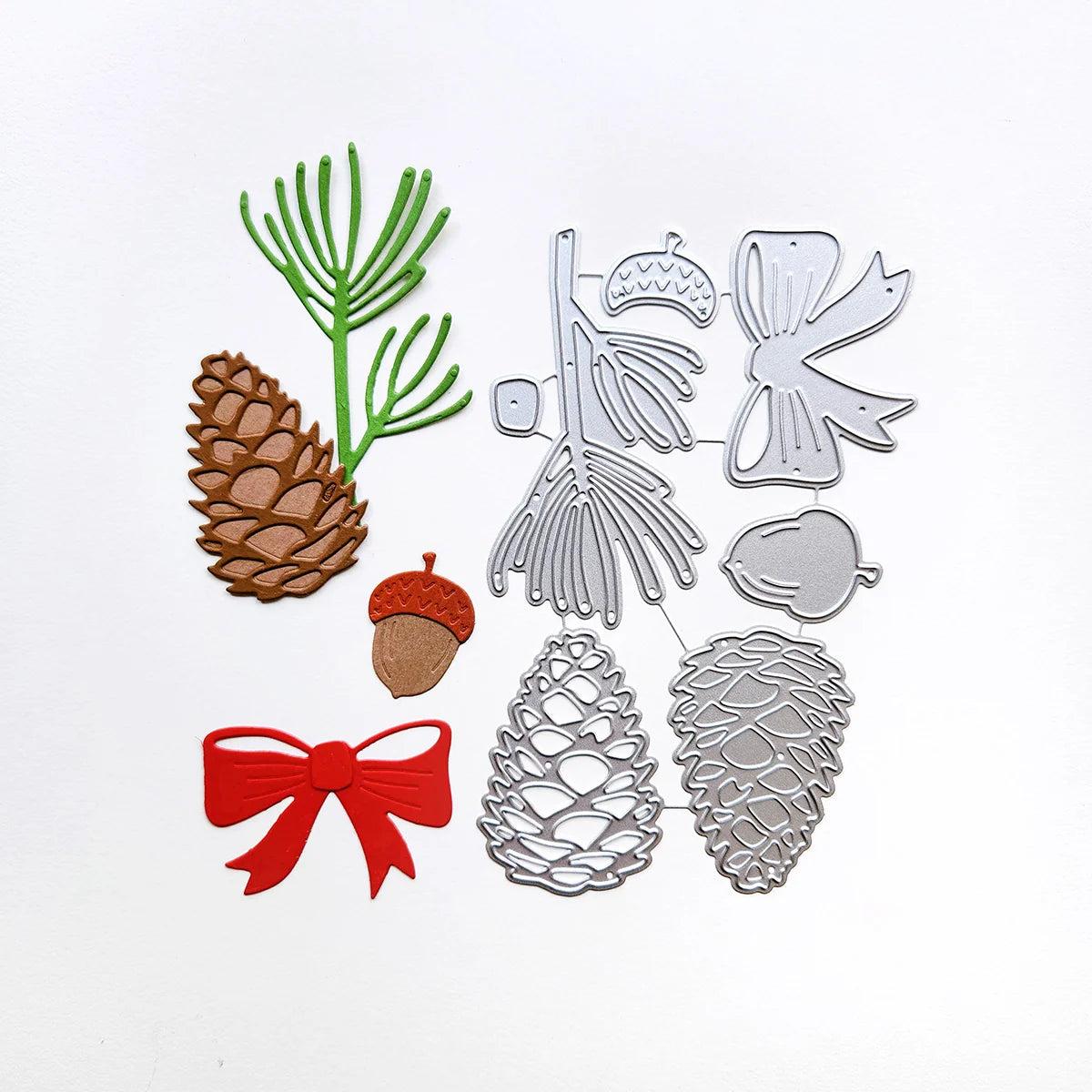 Catherine Pooler Designs - Dies - Pinecone &amp; Pine-ScrapbookPal