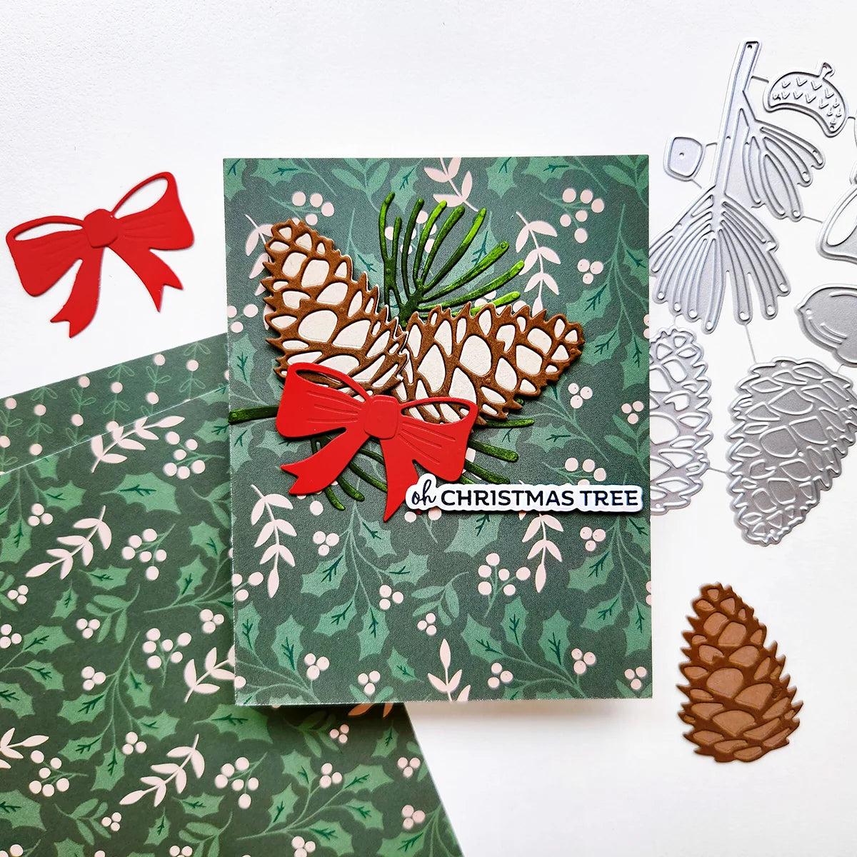 Catherine Pooler Designs - Dies - Pinecone &amp; Pine-ScrapbookPal