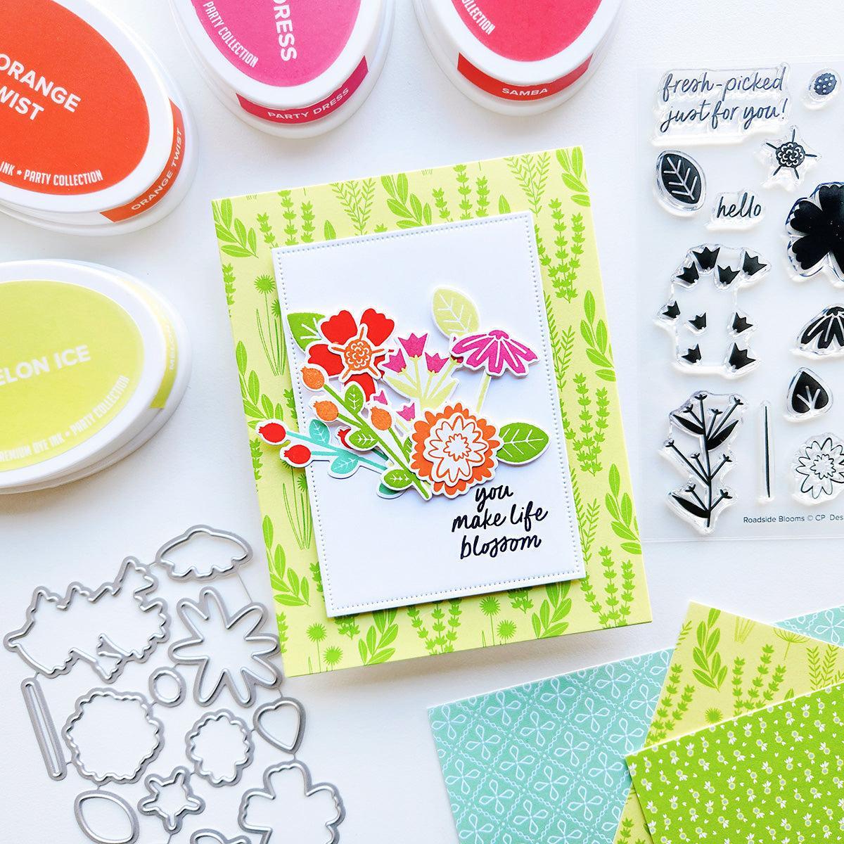Catherine Pooler Designs - Clear Stamps - Roadside Blooms-ScrapbookPal