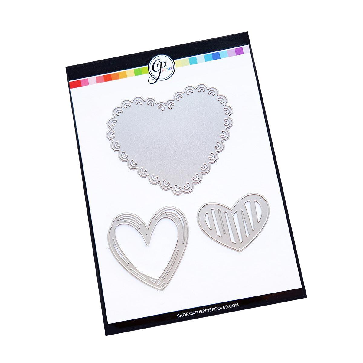 Catherine Pooler Designs - Dies - Stack of Hearts-ScrapbookPal