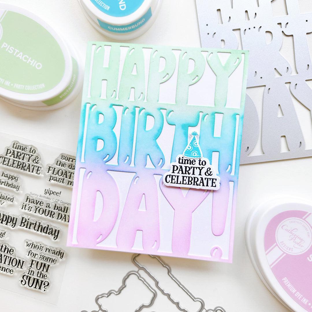 Catherine Pooler Designs - Dies - Sunny Birthday Sentiments-ScrapbookPal