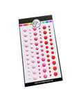 Catherine Pooler Designs - Enamel Dots - Party Reds-ScrapbookPal