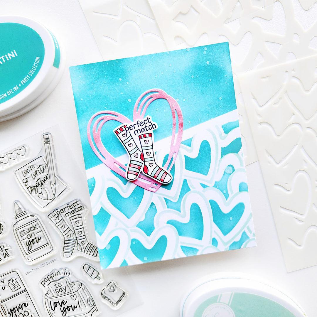 Catherine Pooler Designs - Layered Stencils - Love Stack-ScrapbookPal