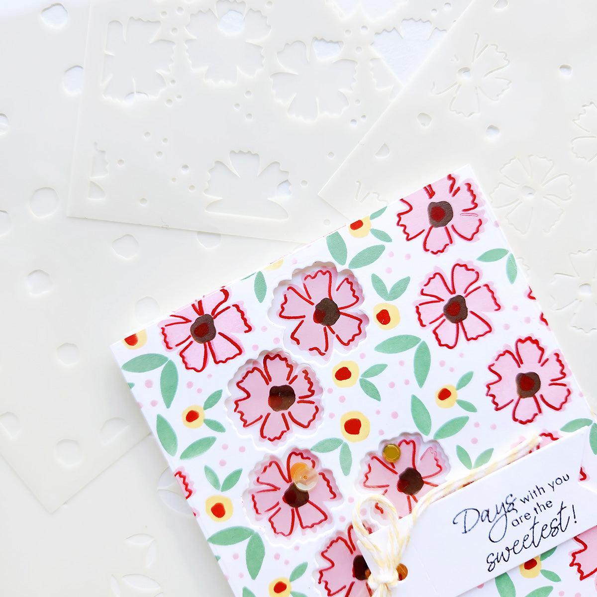 Catherine Pooler Designs - Stencils - In Bloom-ScrapbookPal