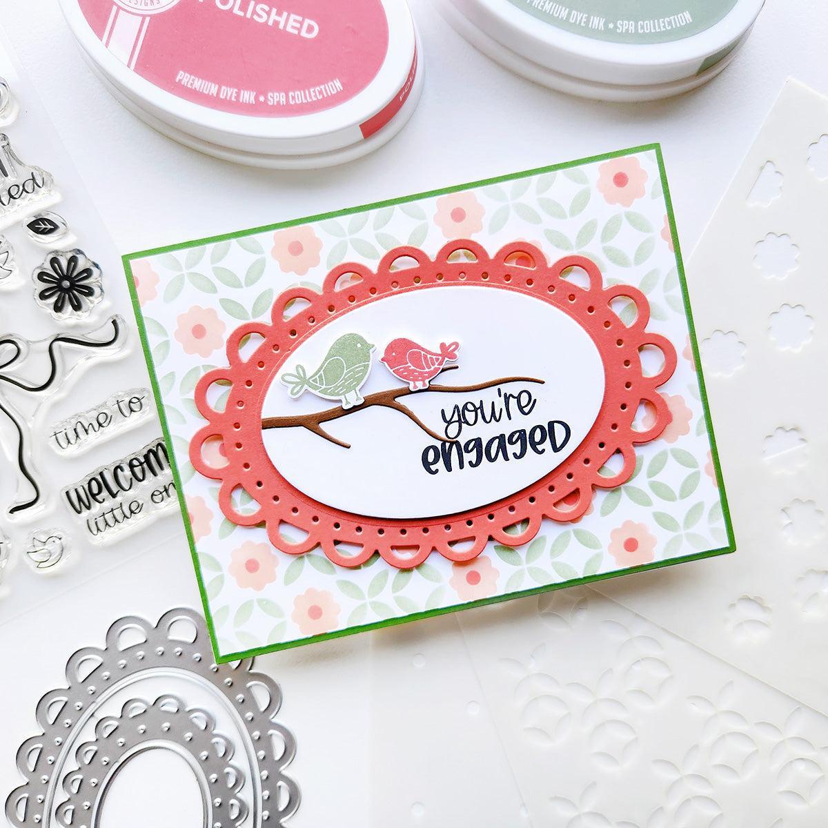 Catherine Pooler Designs - Stencils - Time to Bloom-ScrapbookPal