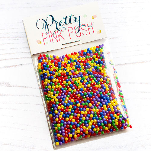 Pretty Pink Posh - Shaker Beads - Color Splash