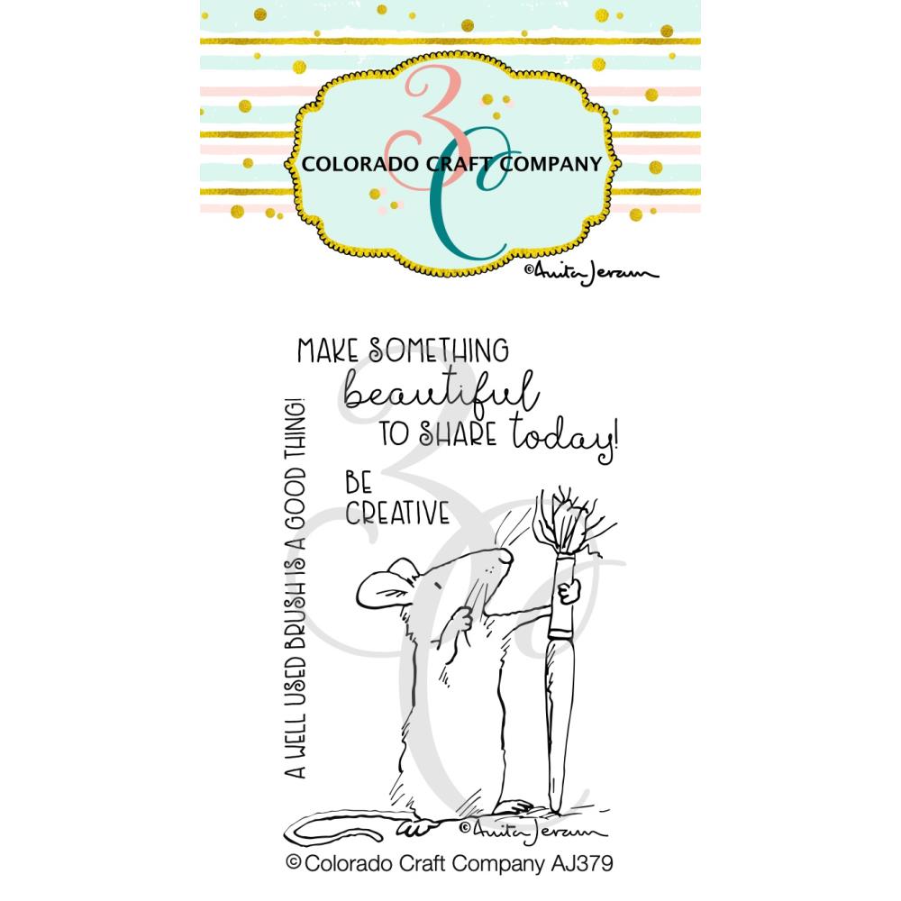 Colorado Craft Company - Clear Stamps - Anita Jeram - Be Creative Mini-ScrapbookPal