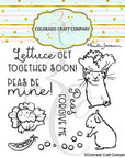 Colorado Craft Company - Clear Stamps - Anita Jeram - Peas Forgive Me-ScrapbookPal