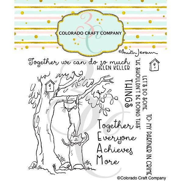 Colorado Craft Company - Clear Stamps - Anita Jeram - Team Cats-ScrapbookPal