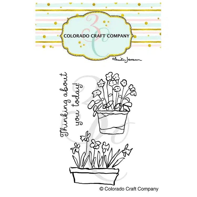 Colorado Craft Company - Clear Stamps - Anita Jeram - Thinking About Mini-ScrapbookPal