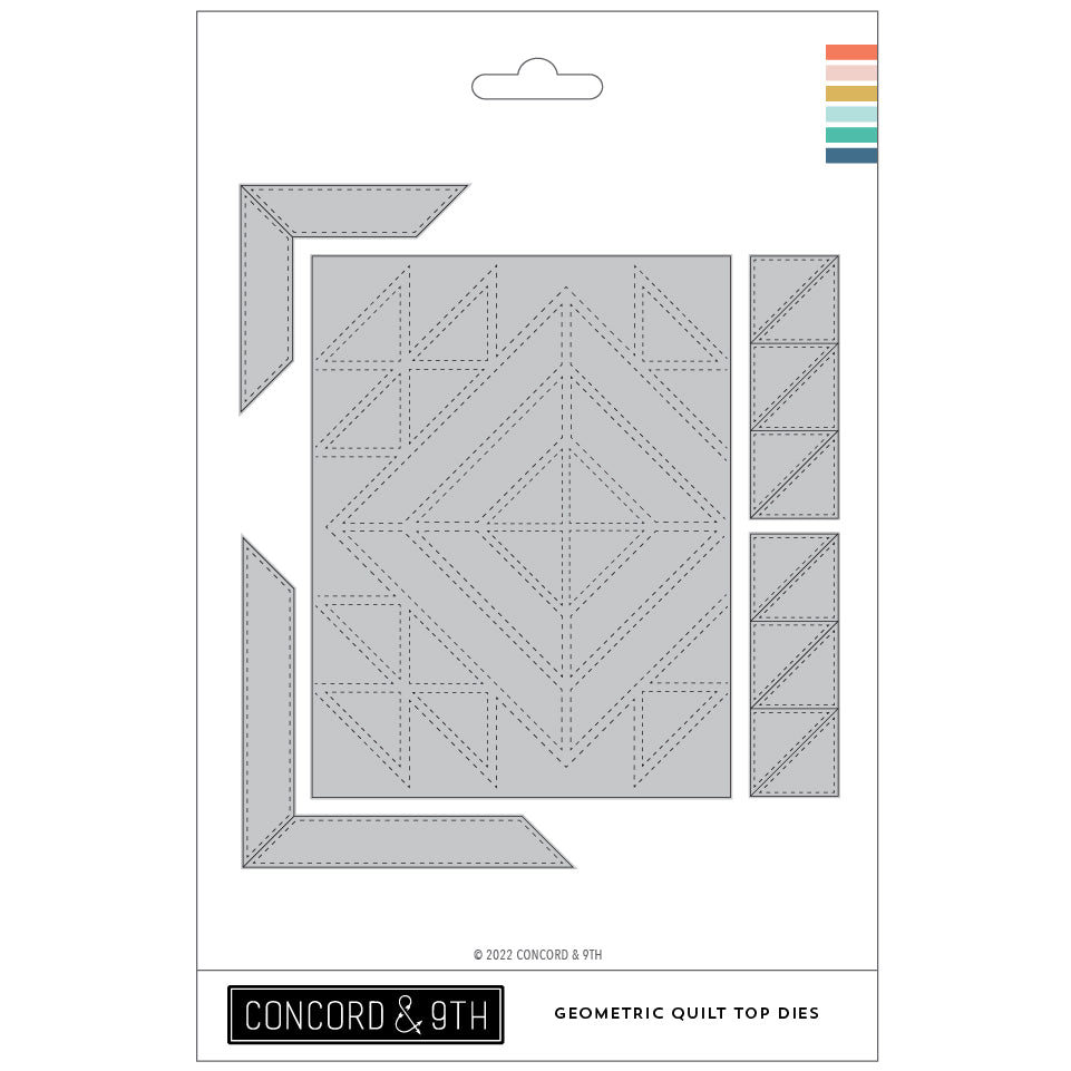 Concord &amp; 9th - Dies - Geometric Quilt Top-ScrapbookPal