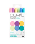 Copic - Ciao Marker Set - Pastels, 6 pk-ScrapbookPal