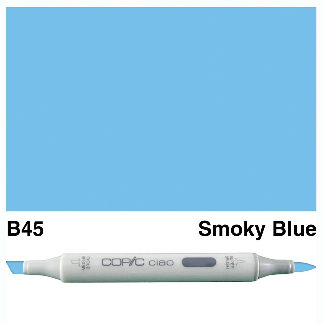 Copic - Ciao Marker - Smoky Blue - B45-ScrapbookPal