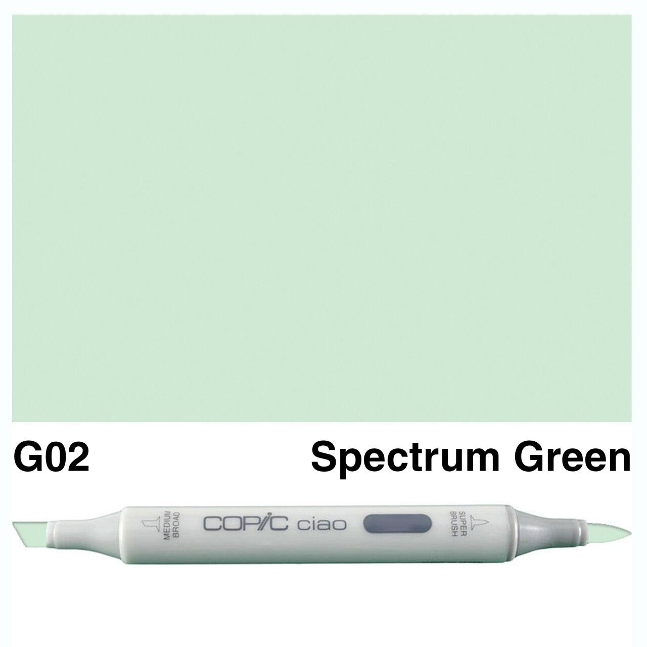 Copic - Ciao Marker - Spectrum Green - G02-ScrapbookPal