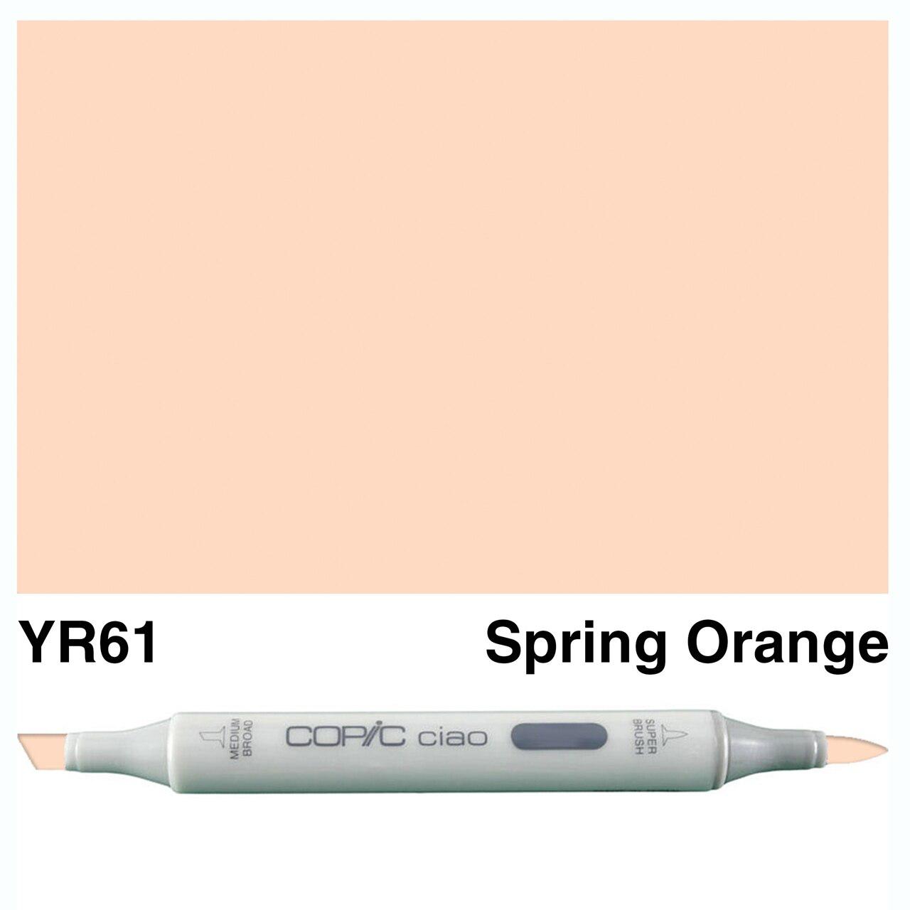 Copic - Ciao Marker - Spring Orange - YR61-ScrapbookPal