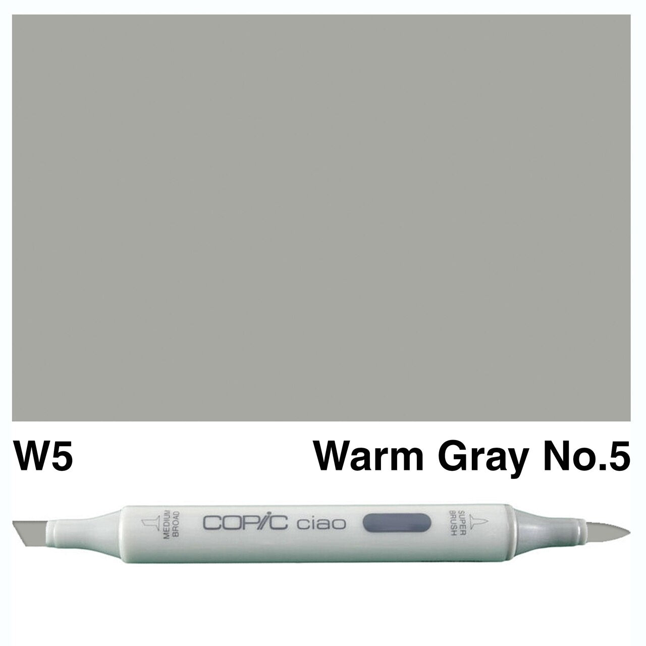 Copic - Ciao Marker - Warm Gray - W5-ScrapbookPal