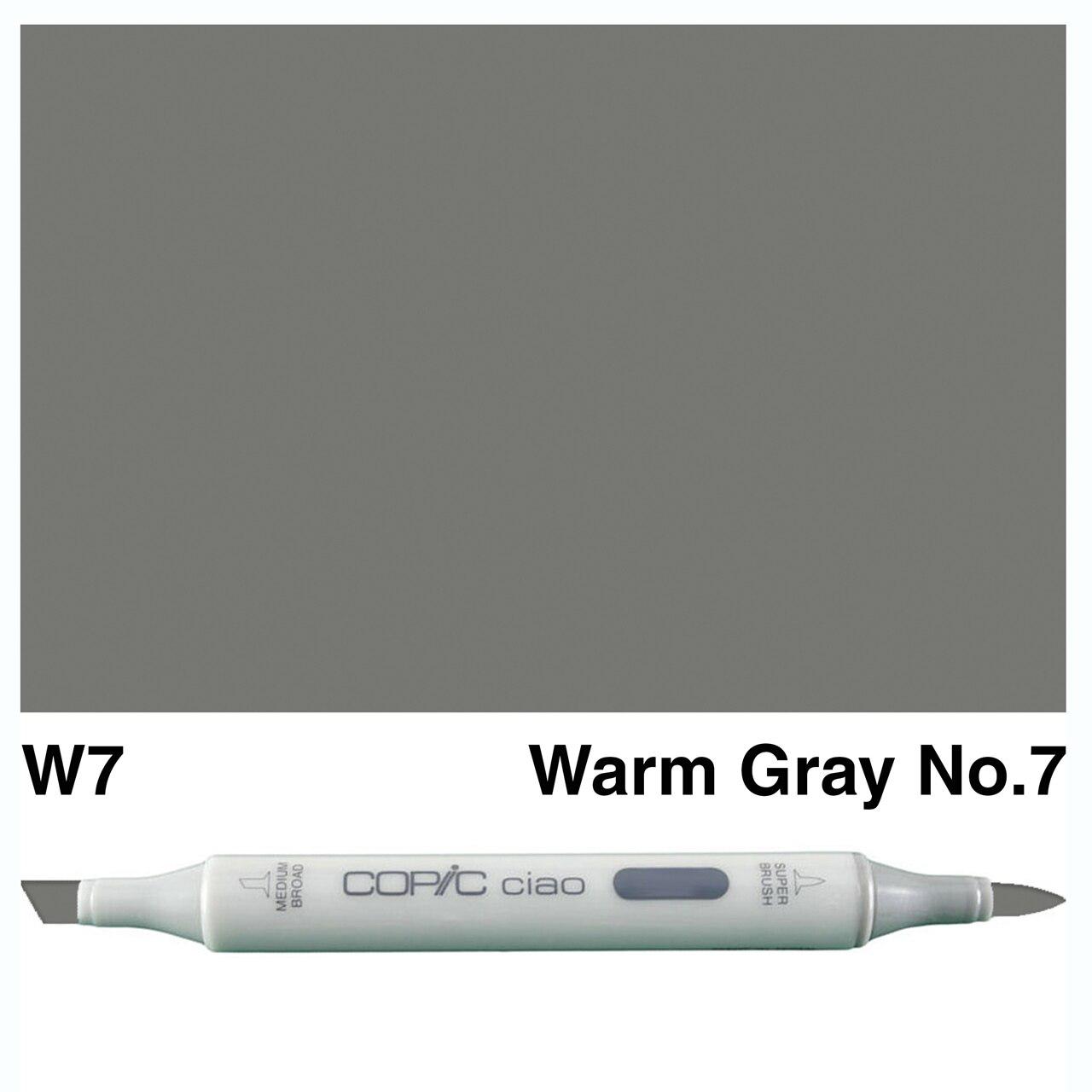 Copic - Ciao Marker - Warm Gray - W7-ScrapbookPal