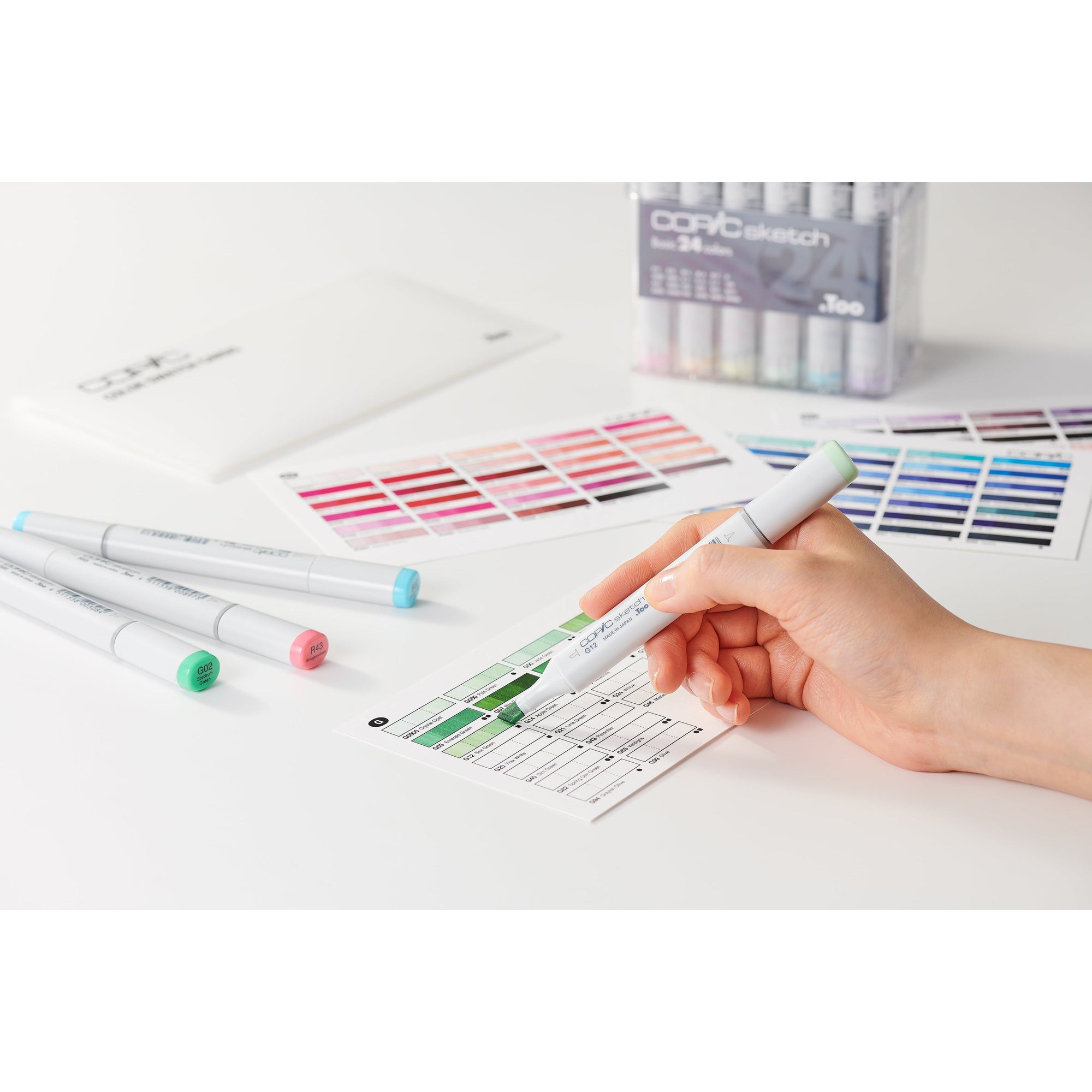 Copic - Color Swatch Cards-ScrapbookPal