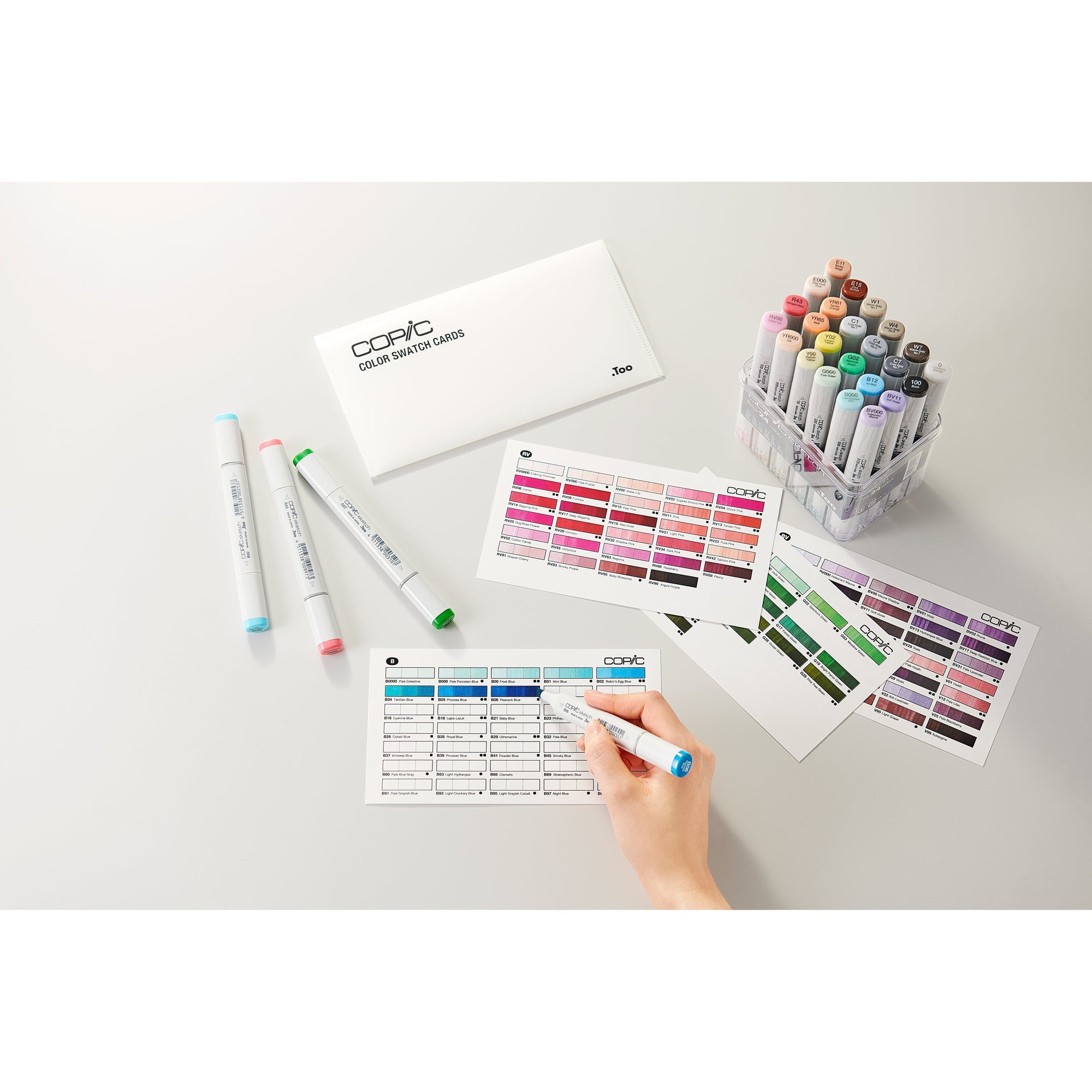 Copic - Color Swatch Cards-ScrapbookPal
