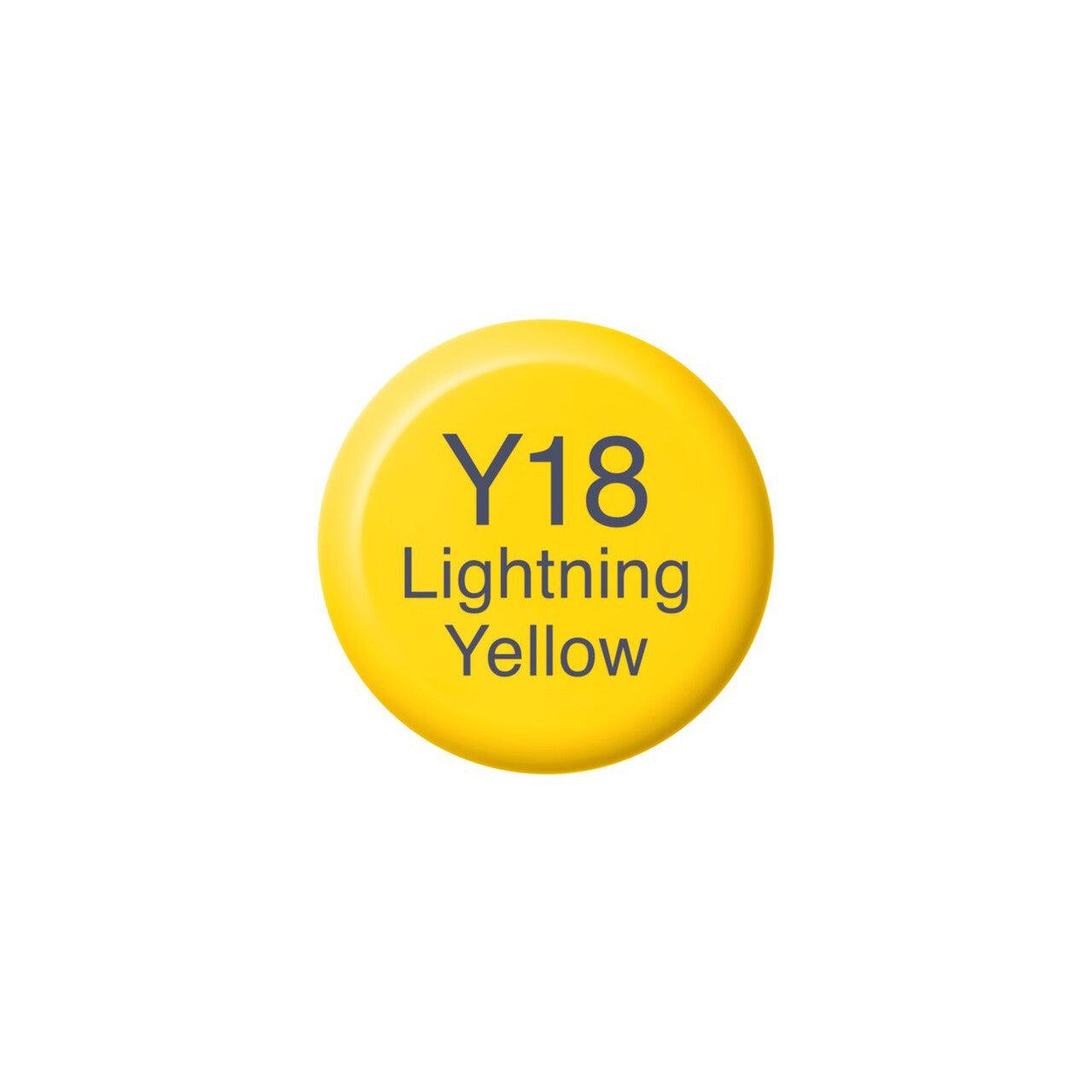 Copic - Ink Refill - Lightning Yellow - Y18-ScrapbookPal