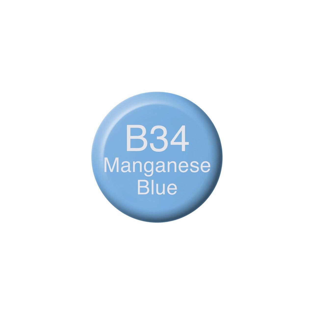 Copic - Ink Refill - Manganese Blue - B34-ScrapbookPal