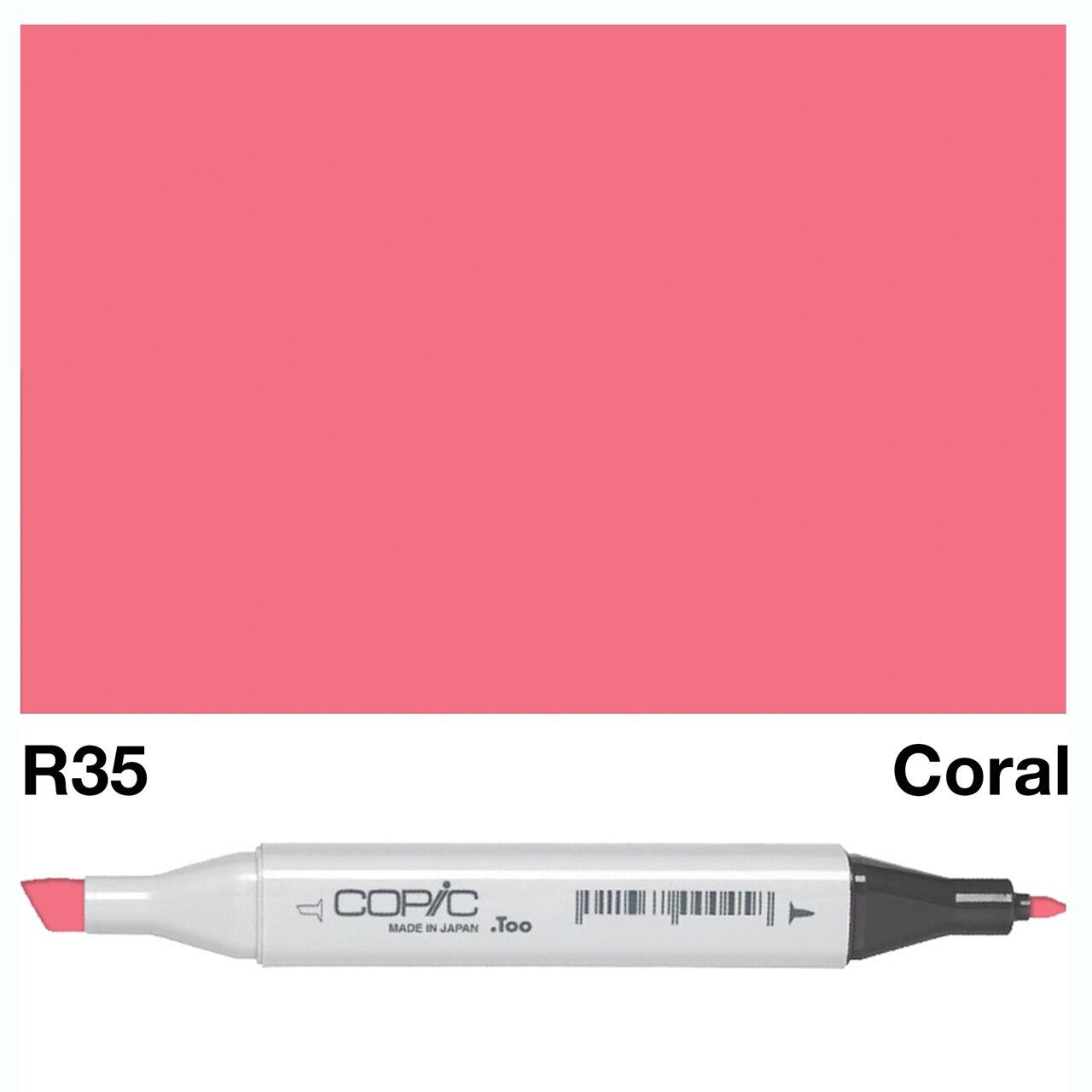 Copic - Original Marker - Coral - R35-ScrapbookPal