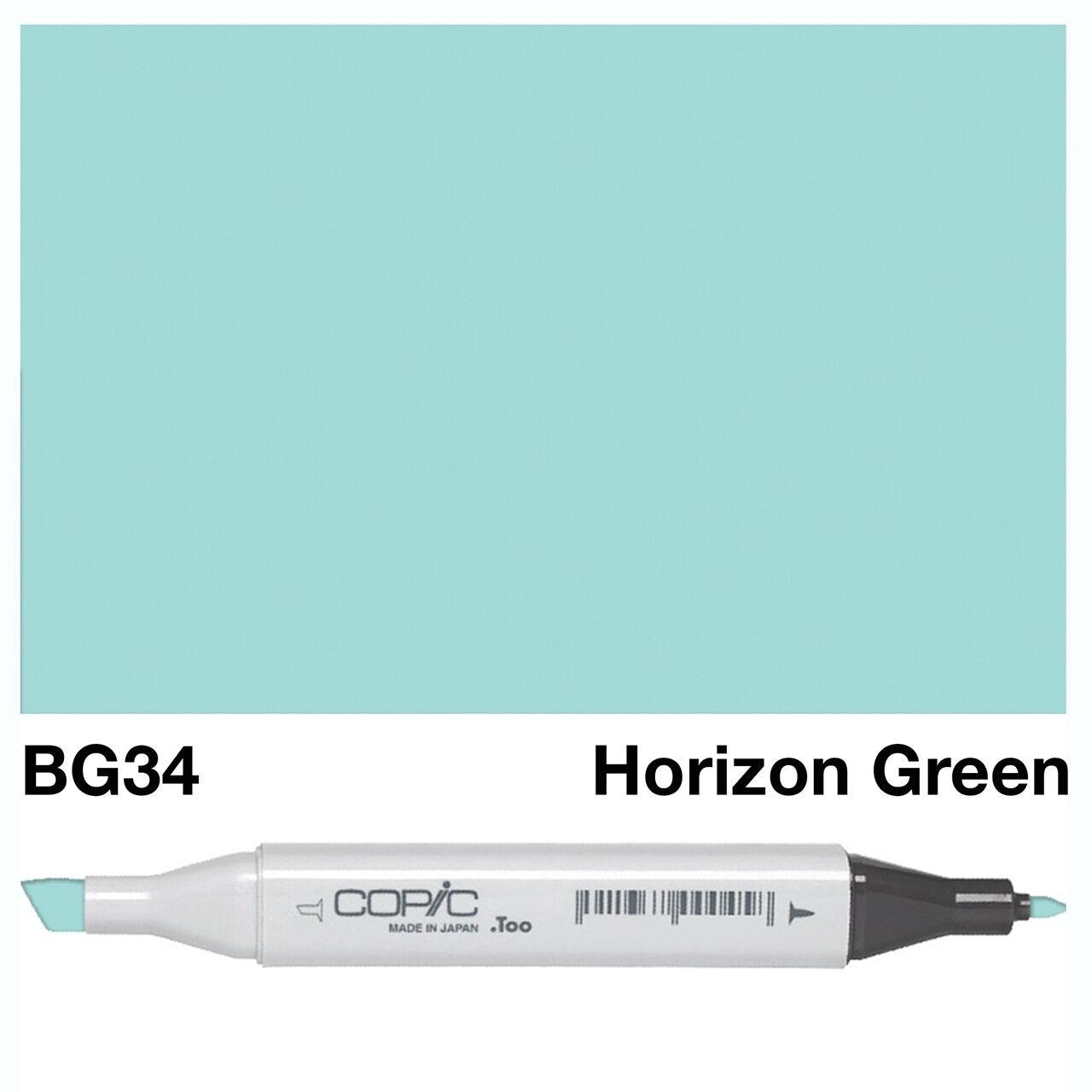 Copic - Original Marker - Horizon Green - BG34-ScrapbookPal