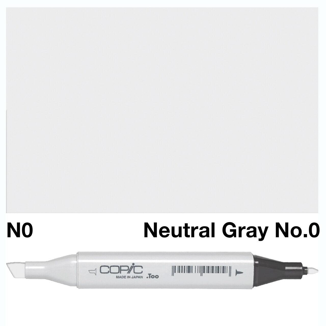 Copic - Original Marker - Neutral Gray - N0-ScrapbookPal