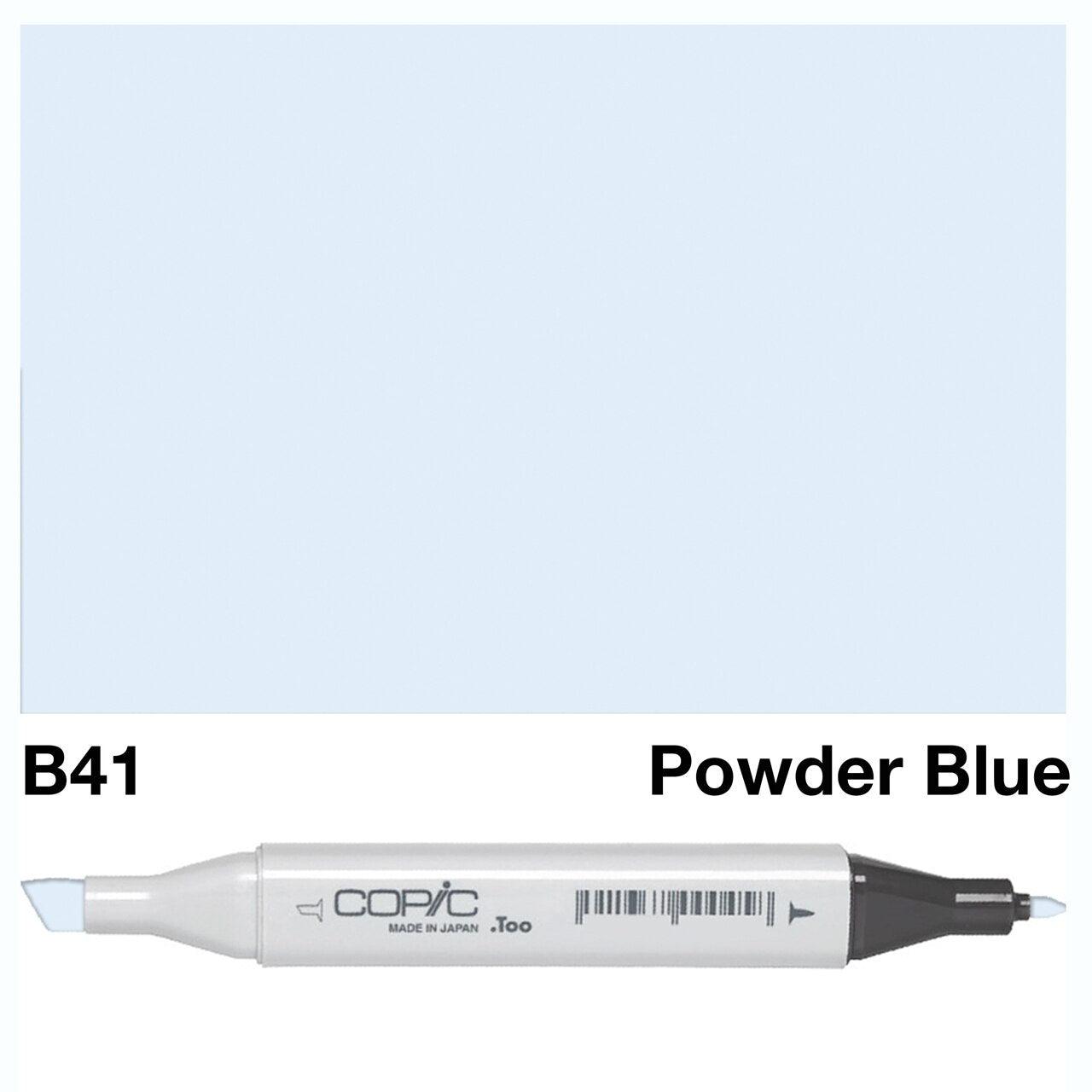 Copic - Original Marker - Powder Blue - B41-ScrapbookPal