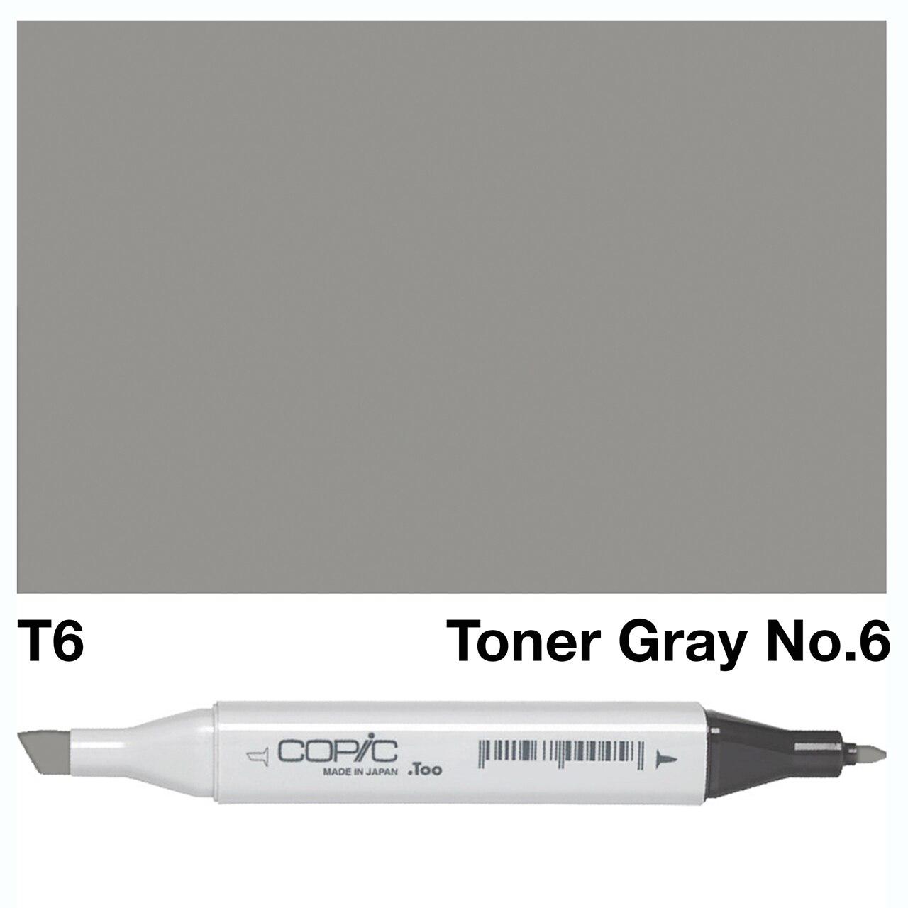 Copic - Original Marker - Toner Gray No. 6 - T6-ScrapbookPal