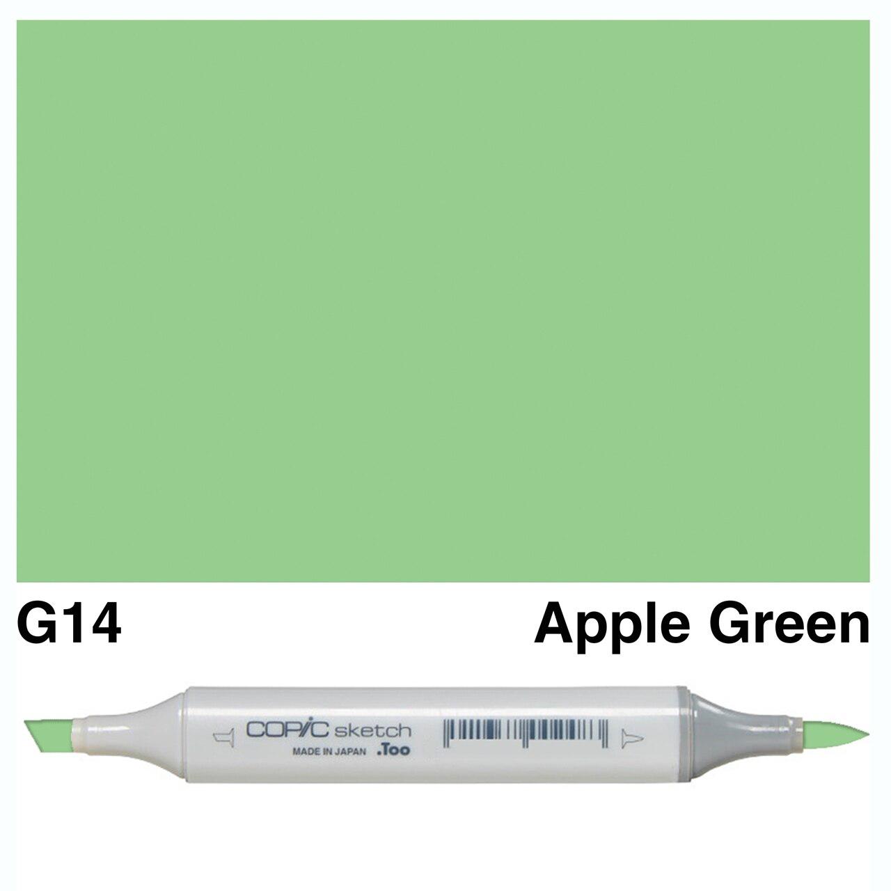 Copic - Sketch Marker - Apple Green - G14-ScrapbookPal