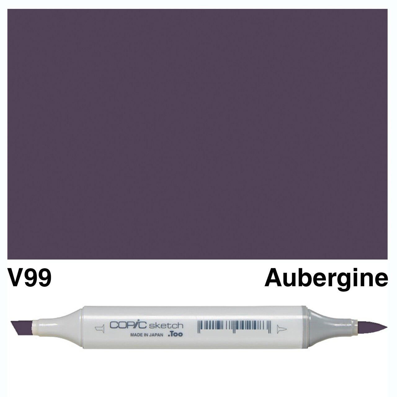 Copic - Sketch Marker - Aubergine - V99-ScrapbookPal