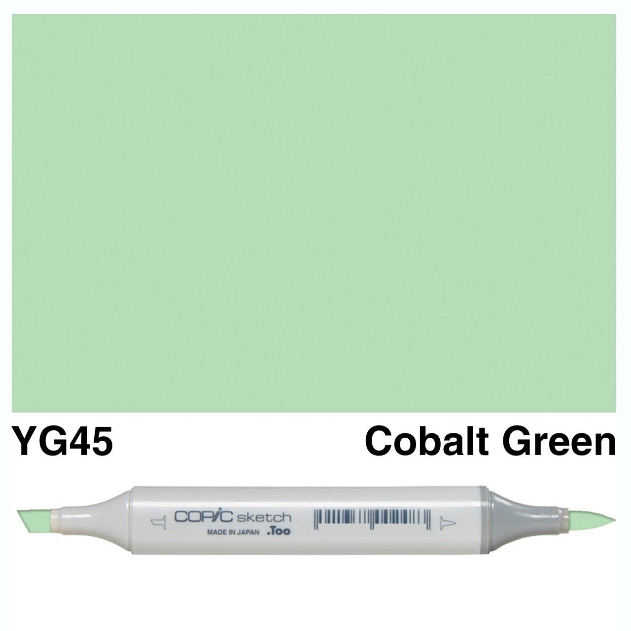Copic - Sketch Marker - Cobalt Green - YG45-ScrapbookPal