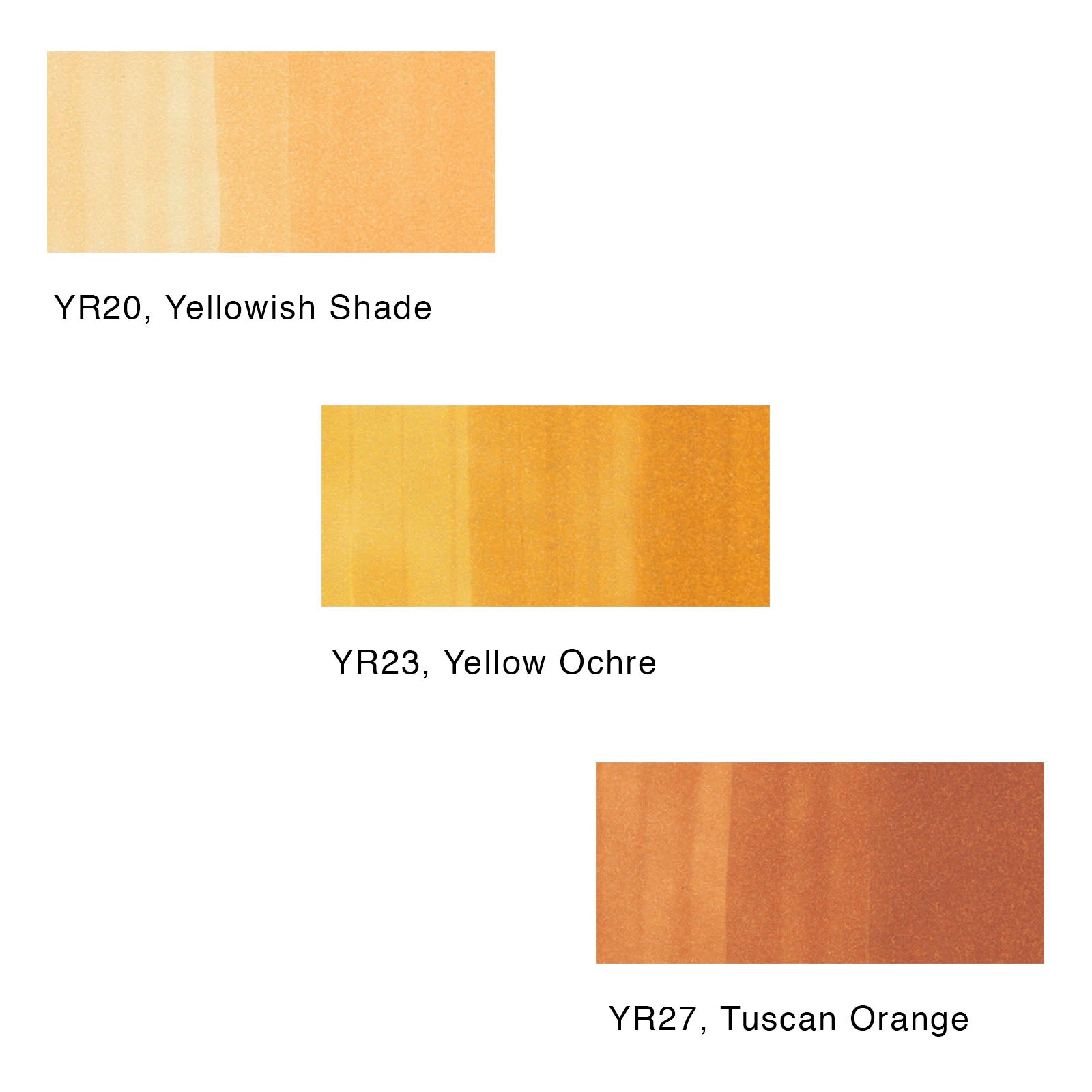 Copic - Sketch Marker Color Fusion - Set 4 Oranges, 3 pk-ScrapbookPal