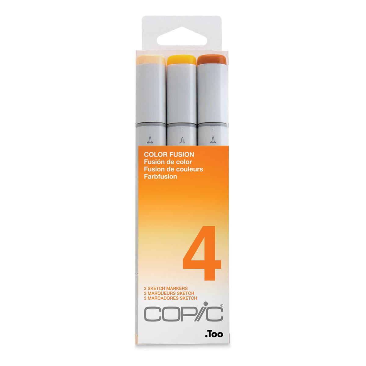 Copic - Sketch Marker Color Fusion - Set 4 Oranges, 3 pk-ScrapbookPal