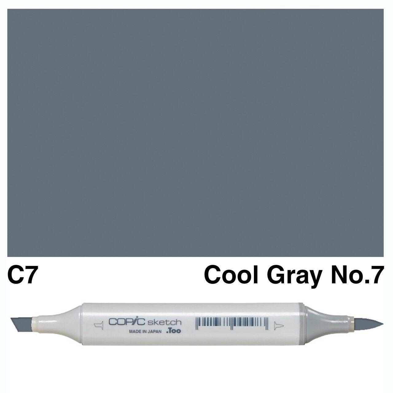 Copic - Sketch Marker - Cool Gray No. 7 - C7-ScrapbookPal