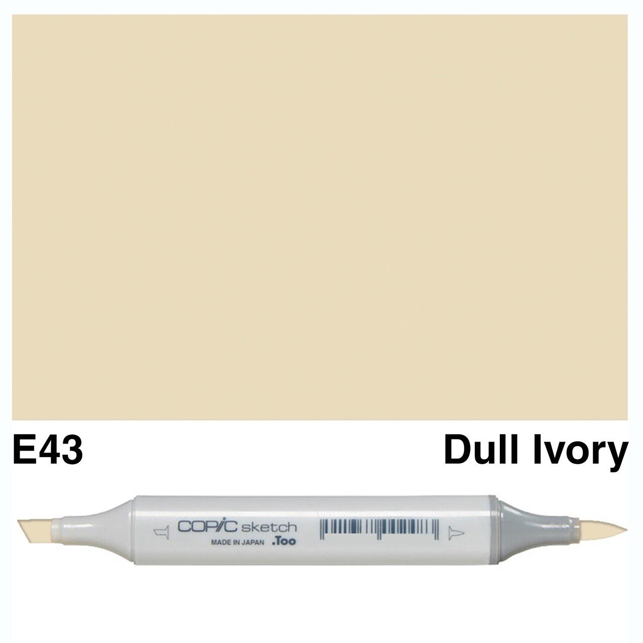 Copic - Sketch Marker - Dull Ivory - E43-ScrapbookPal