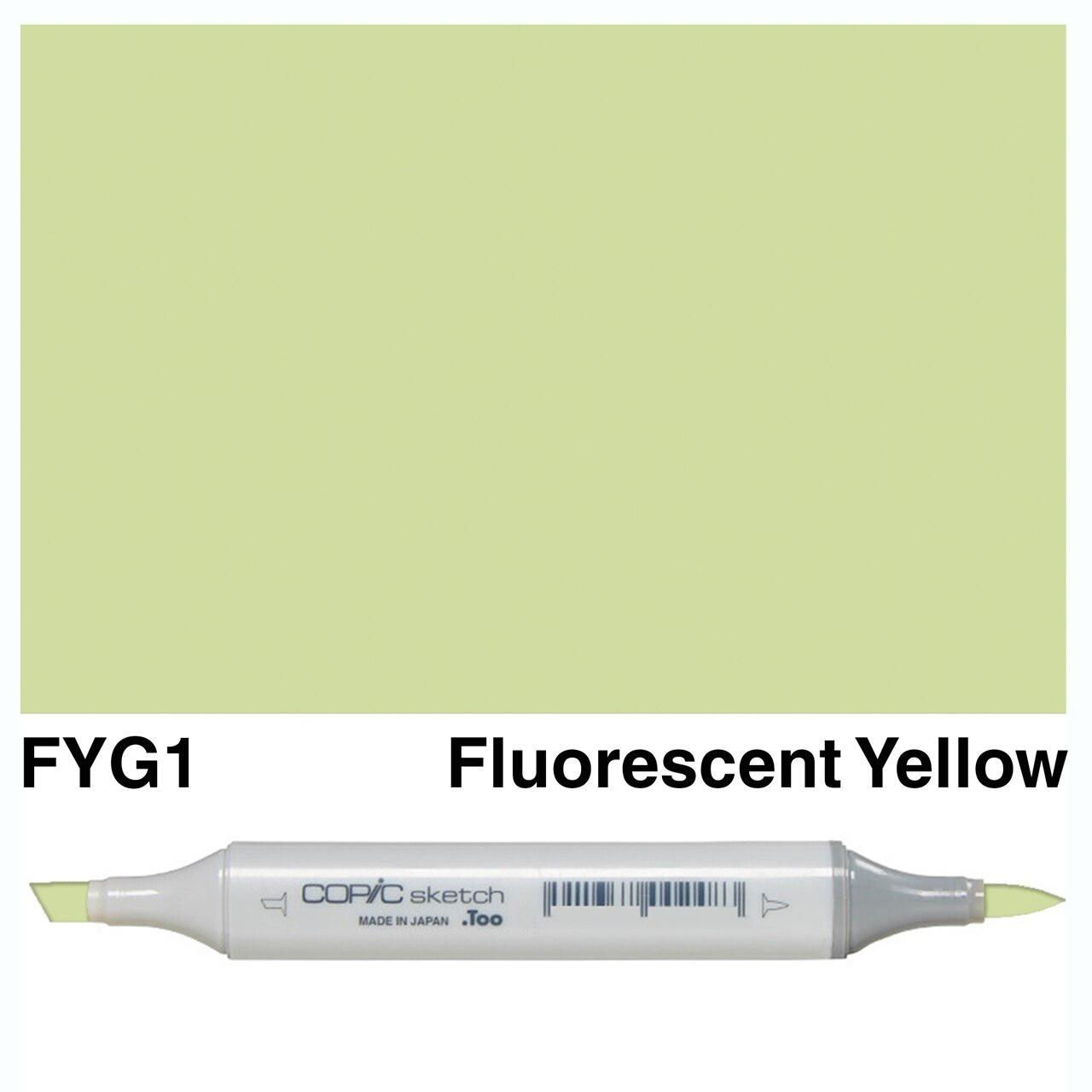 Copic - Sketch Marker - Fluorescent Yellow Green - FYG-ScrapbookPal