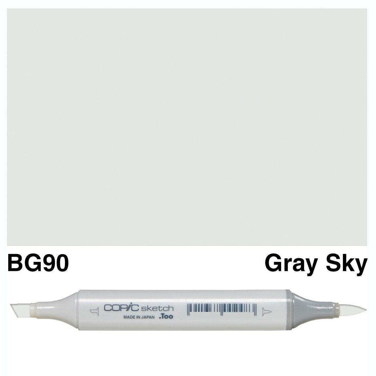 Copic - Sketch Marker - Gray Sky - BG90-ScrapbookPal