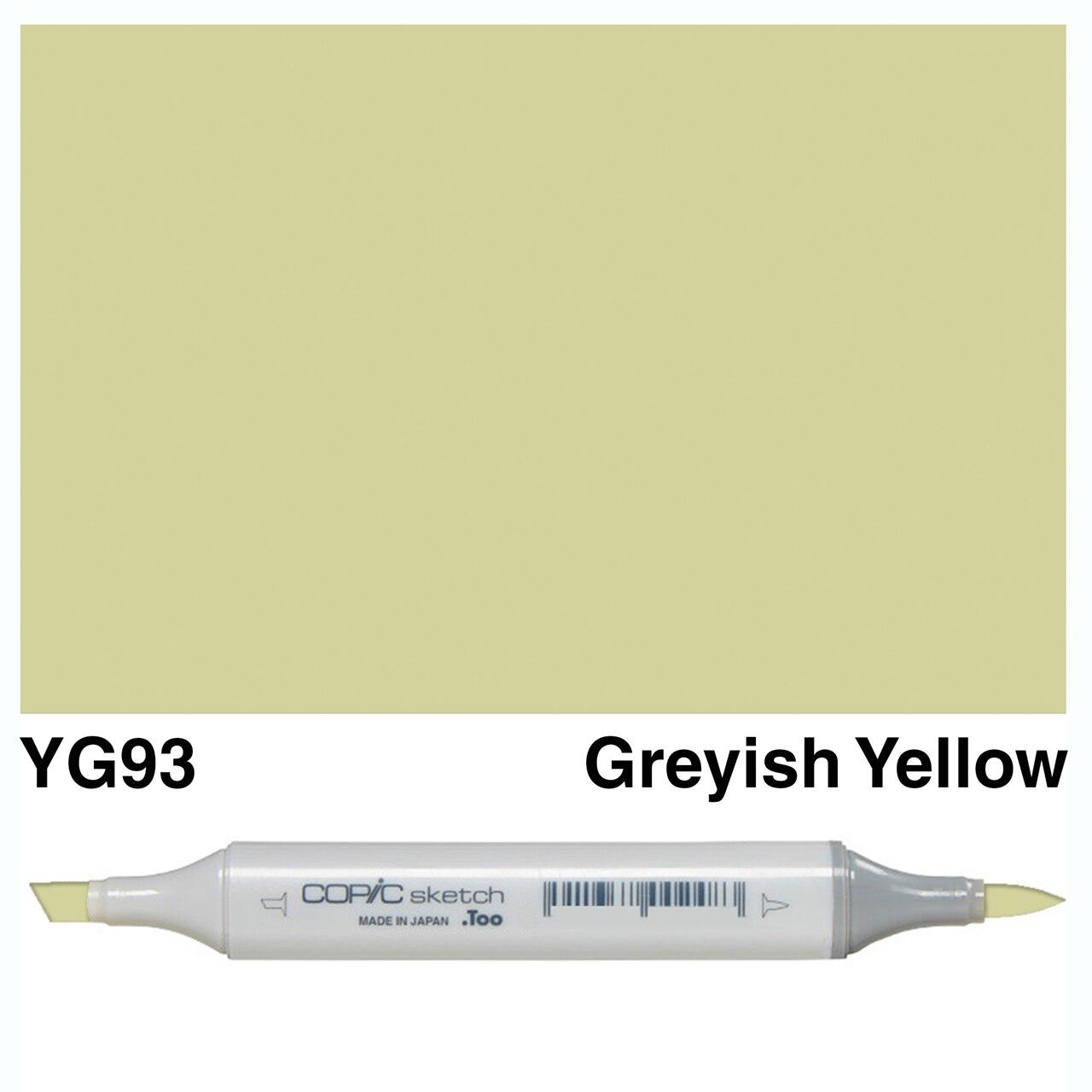 Copic - Sketch Marker - Grayish Yellow - YG93-ScrapbookPal