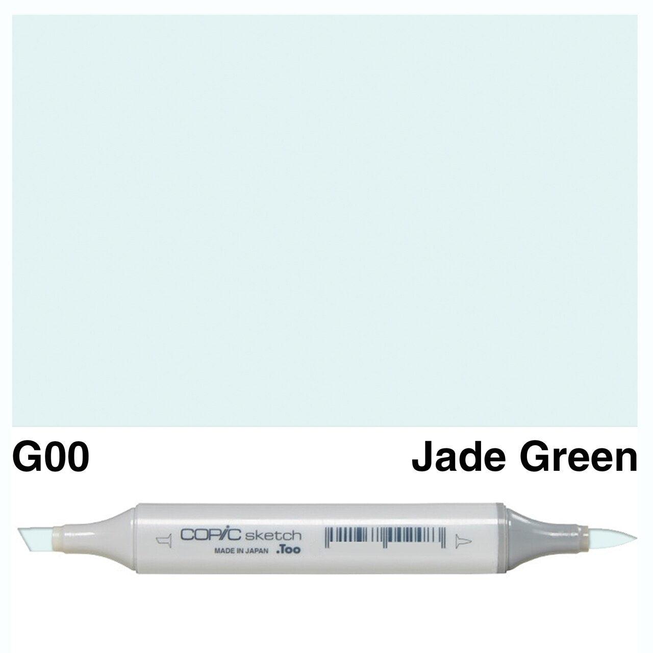 Copic - Sketch Marker - Jade Green - G00-ScrapbookPal