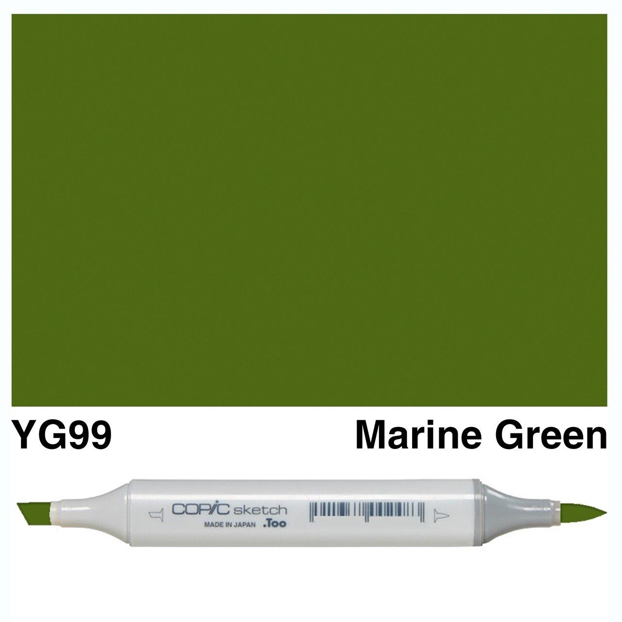 Copic - Sketch Marker - Marine Green - YG99-ScrapbookPal