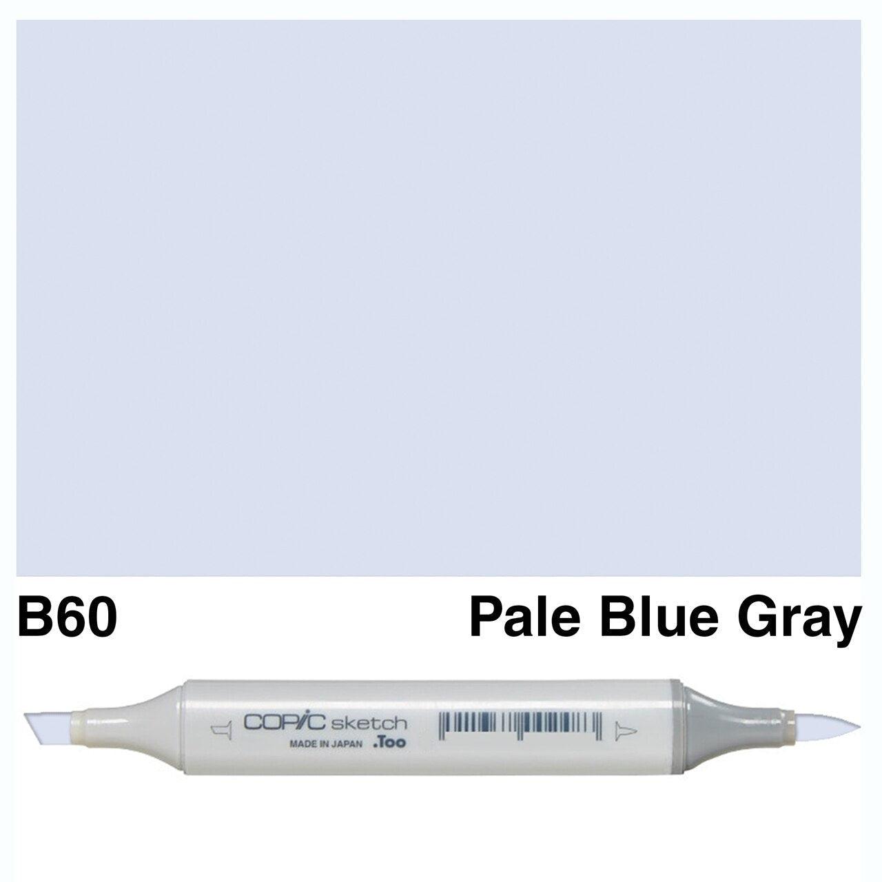 Copic - Sketch Marker - Pale Blue Gray - B60-ScrapbookPal