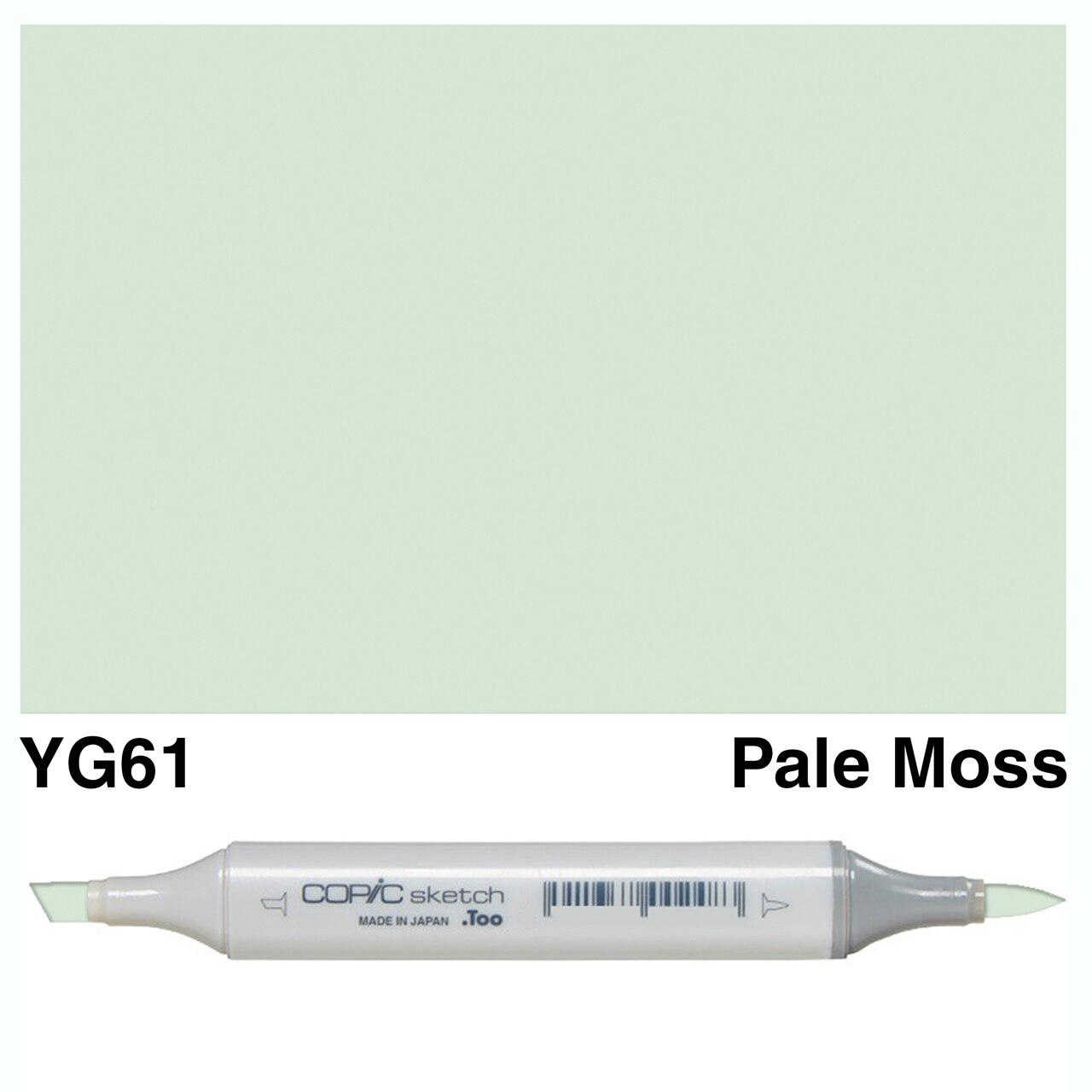 Copic - Sketch Marker - Pale Moss - YG61-ScrapbookPal