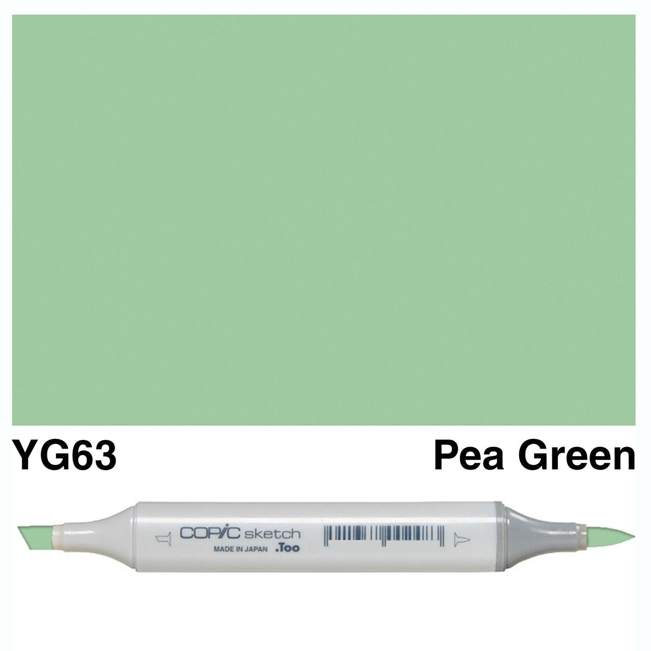 Copic - Sketch Marker - Pea Green - YG63-ScrapbookPal