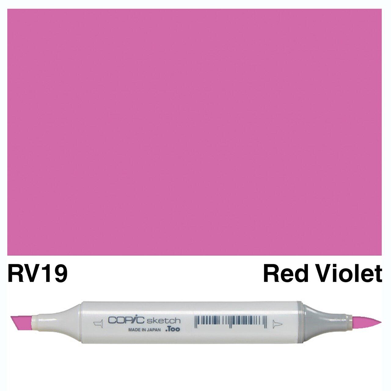 Copic - Sketch Marker - Red Violet - RV19-ScrapbookPal