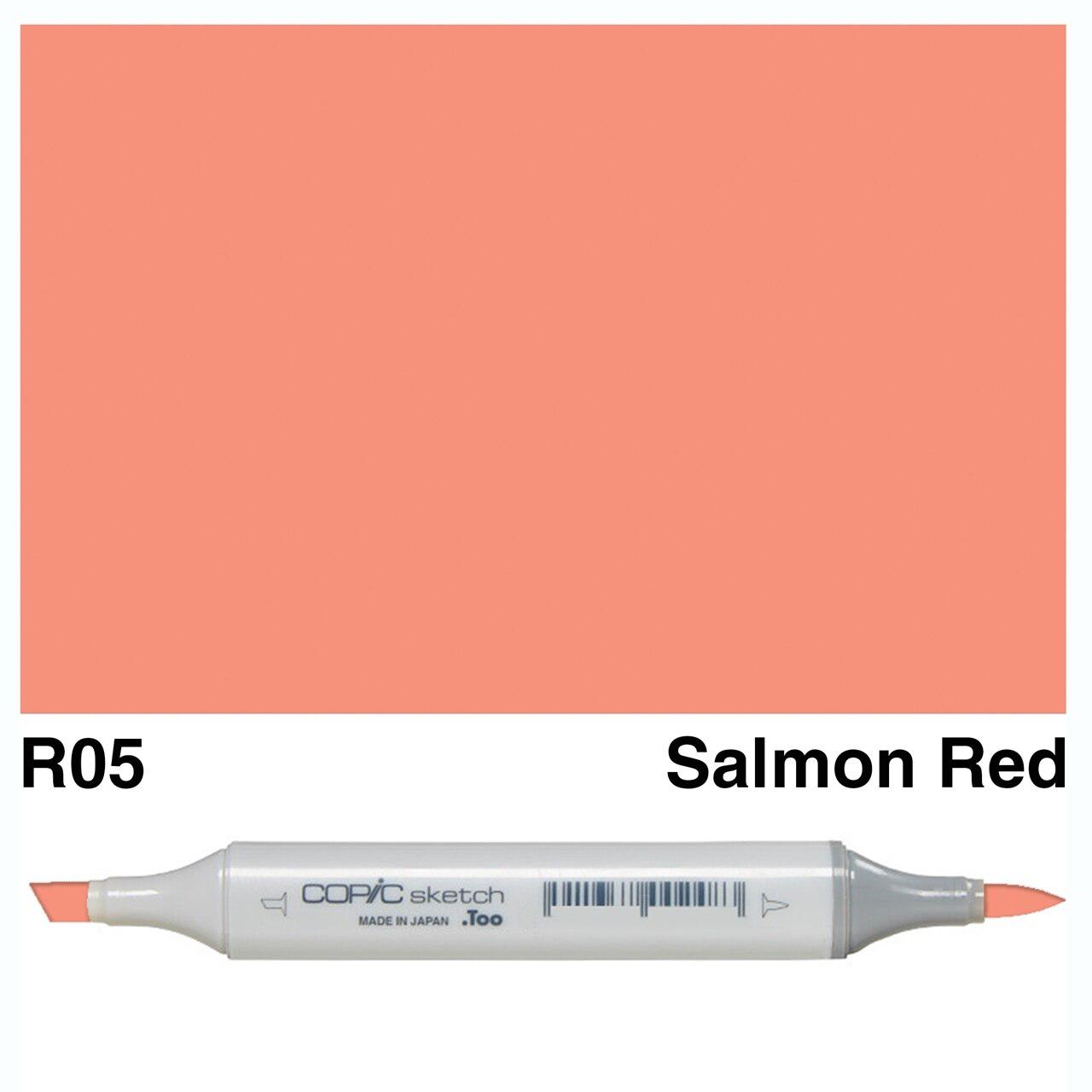 Copic - Sketch Marker - Salmon Red - R05-ScrapbookPal