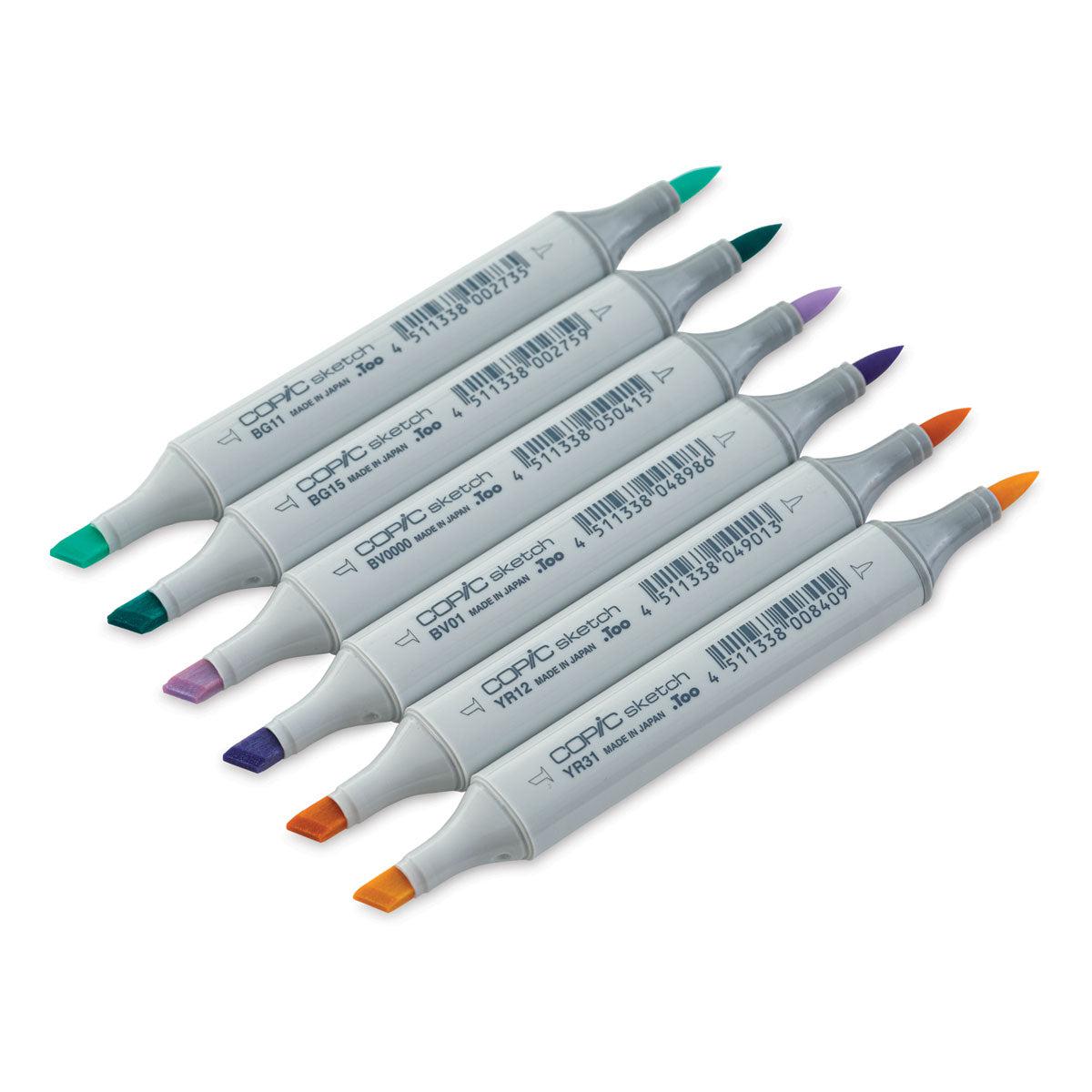Copic - Sketch Marker Set - Pale Pastels, 6 pk-ScrapbookPal